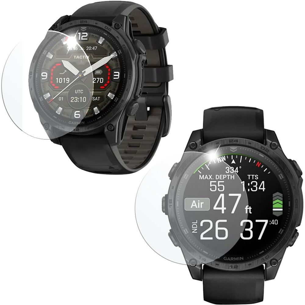 Szkło hartowane FIXED Smartwatch Tempered Glass do Garmin Tactix 8 AMOLED 47 mm, 2 sztuki